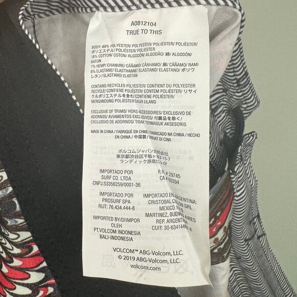 Volcom Natural Visions Stoney 'China Blue' Men's Board Shorts, Size 32 - Picture 6 of 6